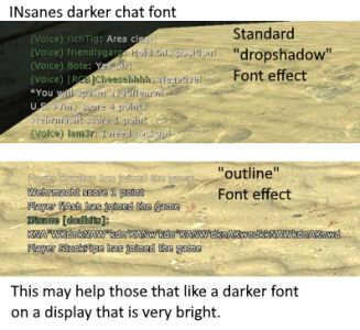 darker chat font